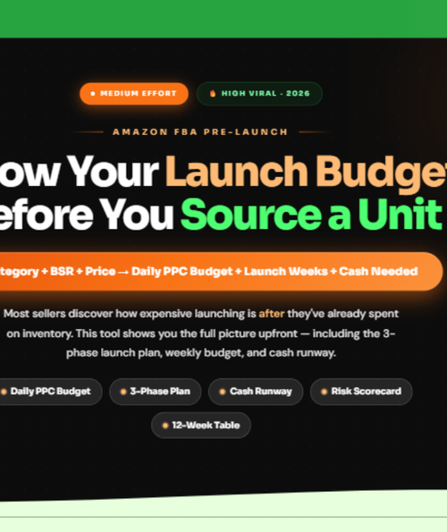 Launch Budget Planner - free tool